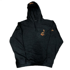 Charcoal Fly in Hoodie