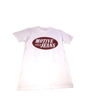 Load image into Gallery viewer, Burgandy/White Oval T Shirt